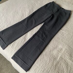 H&M Dark Grey Straight Slack Pants